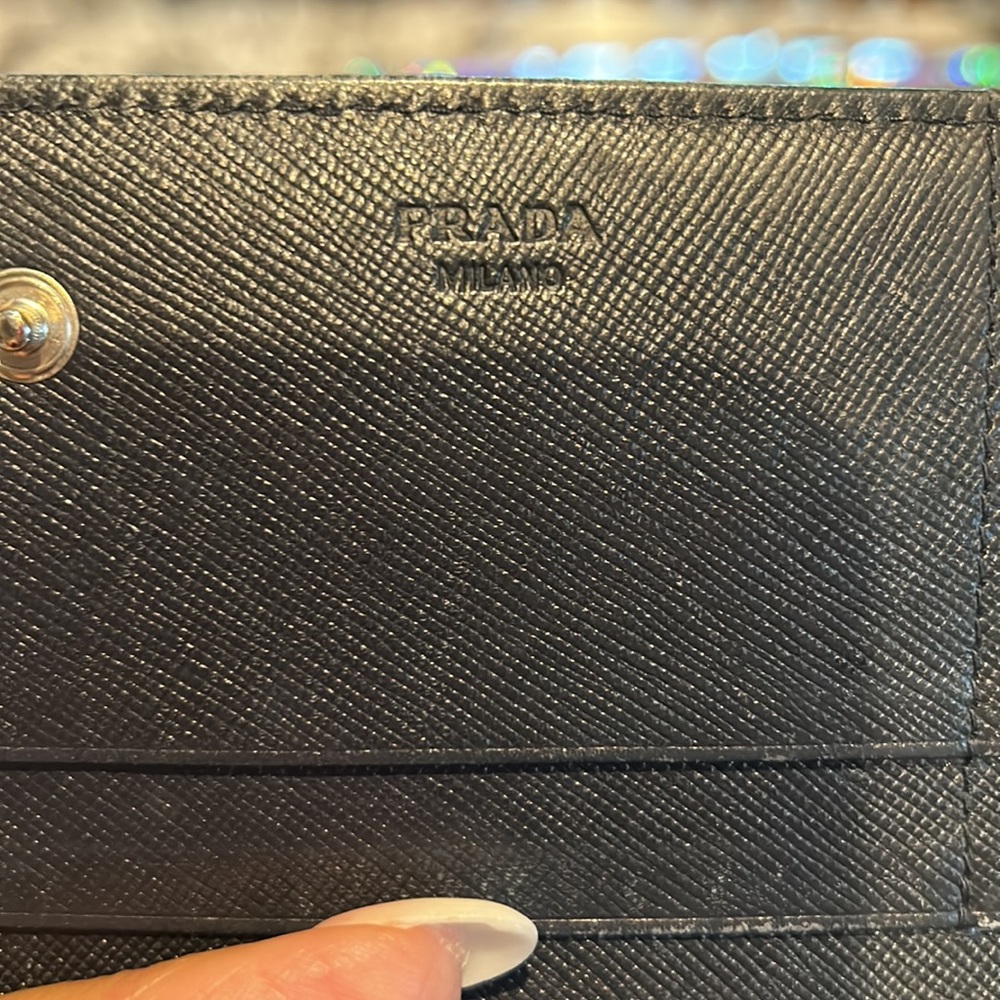 Prada Milano Black Tessuto Wallet - Picture 6 of 9